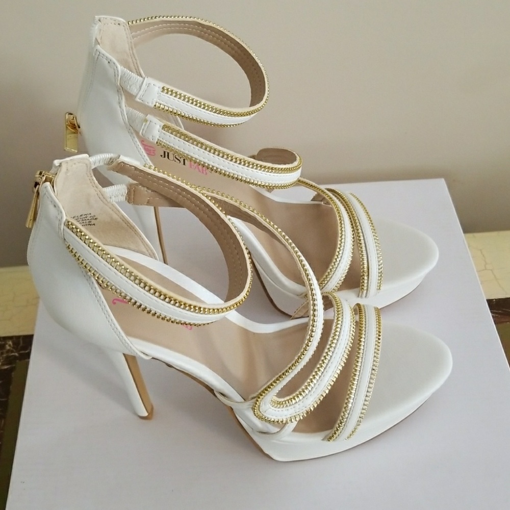 White Platform Heels